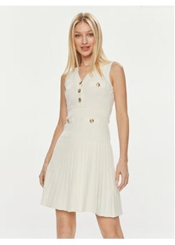 Marciano Guess Sukienka dzianinowa 4GGK00 5808Z Beżowy A-Line Fit ze sklepu MODIVO w kategorii Sukienki - zdjęcie 170468064