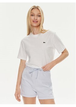 Lacoste T-Shirt TF7215 Biały Slim Fit ze sklepu MODIVO w kategorii Bluzki damskie - zdjęcie 170468104