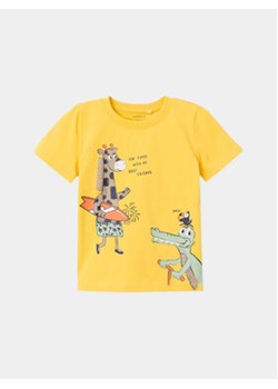 NAME IT T-Shirt Dante 13228559 Żółty Regular Fit ze sklepu MODIVO w kategorii Koszulki niemowlęce - zdjęcie 170468334
