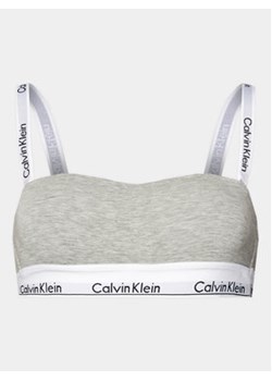 Calvin Klein Underwear Biustonosz bezfiszbinowy 000QF7628E Szary ze sklepu MODIVO w kategorii Biustonosze - zdjęcie 170468344
