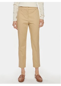 Weekend Max Mara Spodnie materiałowe Cecco 2415131032 Brązowy Slim Fit ze sklepu MODIVO w kategorii Spodnie damskie - zdjęcie 170468552