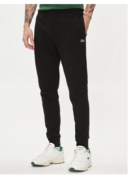 Lacoste Spodnie dresowe XH9624 Czarny Regular Fit ze sklepu MODIVO w kategorii Spodnie męskie - zdjęcie 170468783
