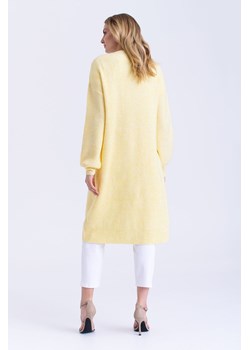 Długi kardigan damski żółty ze sklepu 5.10.15 w kategorii Swetry damskie - zdjęcie 170469654
