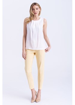 Koszulka damska bez rękawów biała ze sklepu 5.10.15 w kategorii Bluzki damskie - zdjęcie 170469673