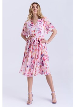 Sukienka zwiewna z plisowanym dołem ze sklepu 5.10.15 w kategorii Sukienki - zdjęcie 170469713