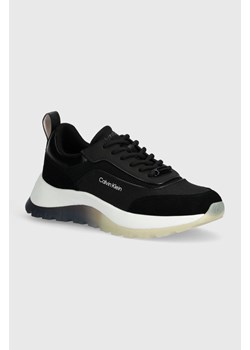 Calvin Klein sneakersy RUNNER LACE UP MESH MIX kolor czarny HW0HW01905 ze sklepu ANSWEAR.com w kategorii Buty sportowe damskie - zdjęcie 170471310
