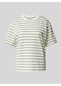 T-shirt typu oversized ze wzorem w paski ze sklepu Peek&Cloppenburg  w kategorii Bluzki damskie - zdjęcie 170473070