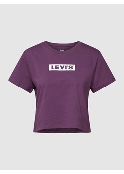 T-shirt krótki z nadrukiem z logo model ‘JORDIE’ ze sklepu Peek&Cloppenburg  w kategorii Bluzki damskie - zdjęcie 170473072