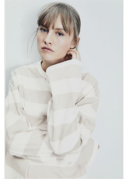 H & M - Bawełniany top oversize - Brązowy ze sklepu H&M w kategorii Bluzki damskie - zdjęcie 170473893