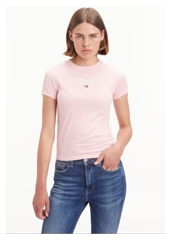 TOMMY JEANS Koszulka w kolorze jasnoróżowym ze sklepu Limango Polska w kategorii Bluzki damskie - zdjęcie 170475223