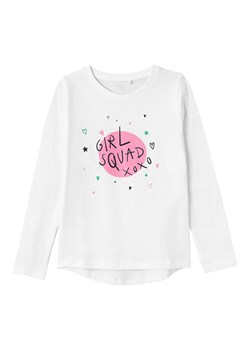 name it Koszulka &quot;Tenja&quot; w kolorze biało-różowym ze sklepu Limango Polska w kategorii Bluzki dziewczęce - zdjęcie 170475272