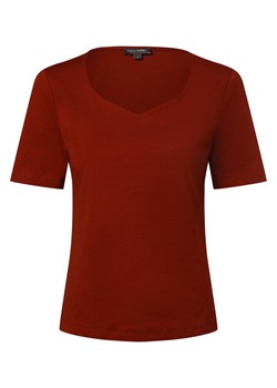 Franco Callegari Koszulka damska Kobiety Bawełna bordowy jednolity ze sklepu vangraaf w kategorii Bluzki damskie - zdjęcie 170476272
