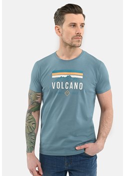 T-shirt z printem T-ADVE ze sklepu Volcano.pl w kategorii T-shirty męskie - zdjęcie 170476411