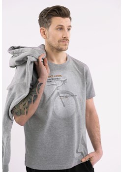 Bawełniany t-shirt, Comfort Fit, T-EXPERT ze sklepu Volcano.pl w kategorii T-shirty męskie - zdjęcie 170476433
