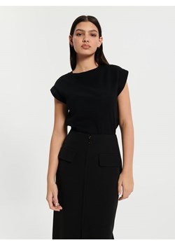 Sinsay - Top na ramiączkach - czarny ze sklepu Sinsay w kategorii Bluzki damskie - zdjęcie 170477472