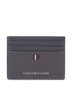 Etui na karty kredytowe Tommy Hilfiger Th Central Cc Holder AM0AM11858 Dark Grey PSM ze sklepu eobuwie.pl w kategorii Portfele męskie - zdjęcie 170480000