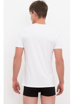 Biała koszulka męska na krótki rękaw w serek Ikar, Kolor biały, Rozmiar M, Italian Fashion ze sklepu Intymna w kategorii T-shirty męskie - zdjęcie 170480070