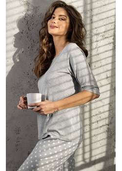 Dwuczęściowa piżama damska Keep Secrets Tencel, Kolor szary, Rozmiar S, Momenti per me ze sklepu Intymna w kategorii Piżamy damskie - zdjęcie 170480133