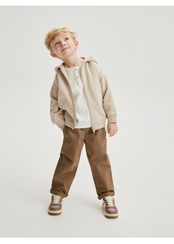 Reserved - Bawełniane spodnie chino - jasnofioletowy ze sklepu Reserved w kategorii Spodnie i półśpiochy - zdjęcie 170490342