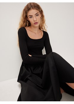 Reserved - Sukienka midi - czarny ze sklepu Reserved w kategorii Sukienki - zdjęcie 170490383
