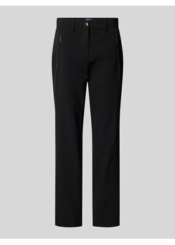 Spodnie o kroju regular fit z kieszeniami zapinanymi na zamek błyskawiczny model ‘FENNA’ ze sklepu Peek&Cloppenburg  w kategorii Spodnie damskie - zdjęcie 170492391
