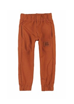 Spodnie dresowe chłopięce brązowe z dzianiny Tup Tup ze sklepu 5.10.15 w kategorii Spodnie chłopięce - zdjęcie 170492794