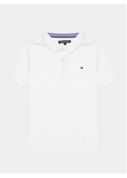 Tommy Hilfiger Polo KB0KB03975 Biały Regular Fit ze sklepu MODIVO w kategorii T-shirty chłopięce - zdjęcie 170493520