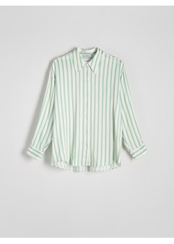 Reserved - Koszula z wiskozy - jasnozielony ze sklepu Reserved w kategorii Koszule damskie - zdjęcie 170493763