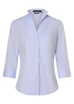 Franco Callegari Bluzka damska Kobiety Bawełna jasnoniebieski wypukły wzór tkaniny ze sklepu vangraaf w kategorii Koszule damskie - zdjęcie 170494130