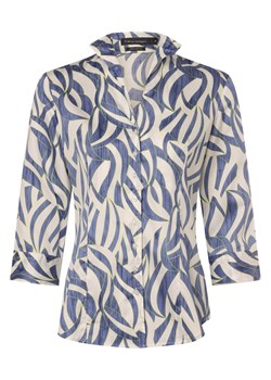 Franco Callegari Bluzka damska Kobiety Bawełna niebieski wzorzysty ze sklepu vangraaf w kategorii Koszule damskie - zdjęcie 170494134
