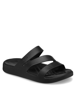 Klapki Crocs Getaway Strappy Sandal W 209587 Black 001 ze sklepu eobuwie.pl w kategorii Klapki damskie - zdjęcie 170495500