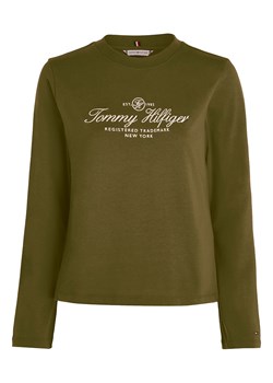 Tommy Hilfiger Koszulka w kolorze khaki ze sklepu Limango Polska w kategorii Bluzki damskie - zdjęcie 170497064
