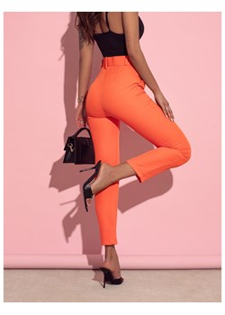 Eleganckie spodnie cygaretki HOLTI - orange ze sklepu magmac.pl w kategorii Spodnie damskie - zdjęcie 170497821