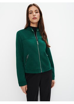 Mohito - Zielona kurtka ze stójką - ciemny zielony ze sklepu Mohito w kategorii Kurtki damskie - zdjęcie 170498074