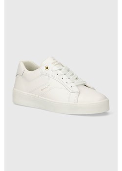 Gant sneakersy skórzane Lagalilly kolor biały 28531698.G29 ze sklepu ANSWEAR.com w kategorii Trampki damskie - zdjęcie 170501293
