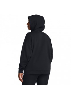 Damska bluza dresowa rozpinana z kapturem Under armour UA Rival Terry OS FZ Hooded - czarna ze sklepu Sportstylestory.com w kategorii Bluzy damskie - zdjęcie 170502044