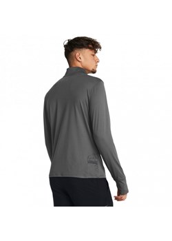 Męski longsleeve do biegania Under Armour UA Launch Pro 1/4 Zip - szary ze sklepu Sportstylestory.com w kategorii T-shirty męskie - zdjęcie 170502300