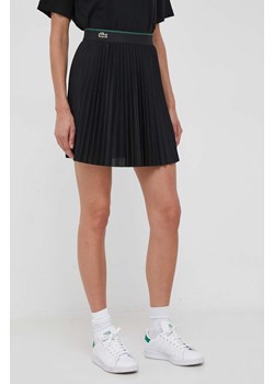 Lacoste spódnica kolor czarny mini rozkloszowana ze sklepu PRM w kategorii Spódnice - zdjęcie 170502793
