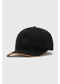 Alpha Industries czapka z daszkiem bawełniana Essentials RL kolor czarny z aplikacją 146900 ze sklepu PRM w kategorii Czapki z daszkiem męskie - zdjęcie 170503103