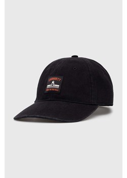 Carhartt WIP czapka z daszkiem bawełniana Field Cap kolor czarny z aplikacją I033216.89XX ze sklepu PRM w kategorii Czapki z daszkiem męskie - zdjęcie 170503123