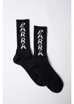by Parra skarpetki Hole Logo Crew Socks męskie kolor czarny 51176 ze sklepu PRM w kategorii Skarpetki męskie - zdjęcie 170503230