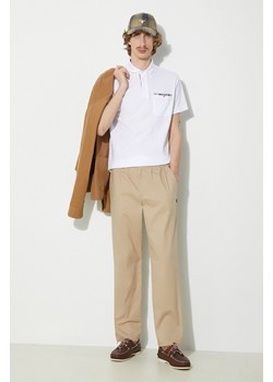New Balance spodnie Twill Straight Pant 30" męskie kolor beżowy proste MP41575SOT ze sklepu PRM w kategorii Spodnie męskie - zdjęcie 170503441