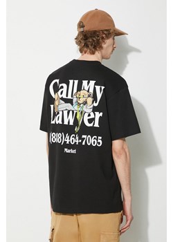 Market t-shirt bawełniany Better Call Bear T-Shirt męski kolor czarny z nadrukiem 399001784 ze sklepu PRM w kategorii T-shirty męskie - zdjęcie 170503542