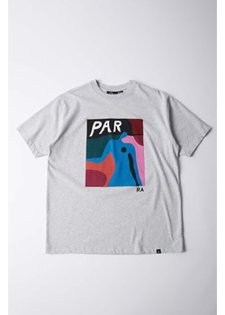 by Parra t-shirt bawełniany Ghost Caves męski kolor szary z nadrukiem 51100 ze sklepu PRM w kategorii T-shirty męskie - zdjęcie 170503562
