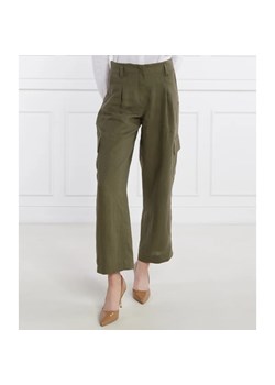 RIANI Lniane spodnie cargo | Loose fit ze sklepu Gomez Fashion Store w kategorii Spodnie damskie - zdjęcie 170504431
