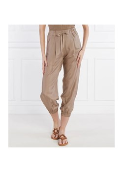 Marella SPORT Jedwabne spodnie | Regular Fit ze sklepu Gomez Fashion Store w kategorii Spodnie damskie - zdjęcie 170504432