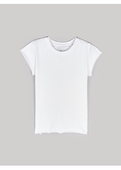 GATE Bawełniana koszulka basic z niewykończonym brzegiem 34 ze sklepu gateshop w kategorii Bluzki damskie - zdjęcie 170505330