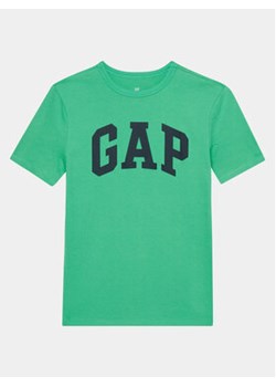 Gap T-Shirt 885814-02 Zielony Regular Fit ze sklepu MODIVO w kategorii T-shirty chłopięce - zdjęcie 170506984