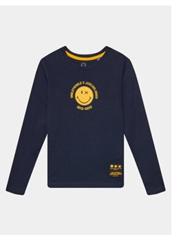Jack&Jones Junior Bluzka Smileyworld 12223448 Granatowy Regular Fit ze sklepu MODIVO w kategorii T-shirty chłopięce - zdjęcie 170507011