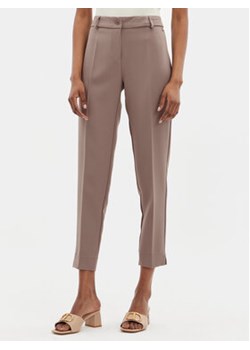Maryley Spodnie materiałowe 24EB52Z/43NO Beżowy Regular Fit ze sklepu MODIVO w kategorii Spodnie damskie - zdjęcie 170507033